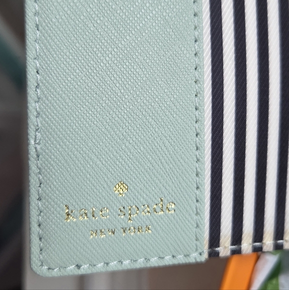 Kate Spade Pink and Blue Whimsical Car Passport Holder - Picture 5 of 8